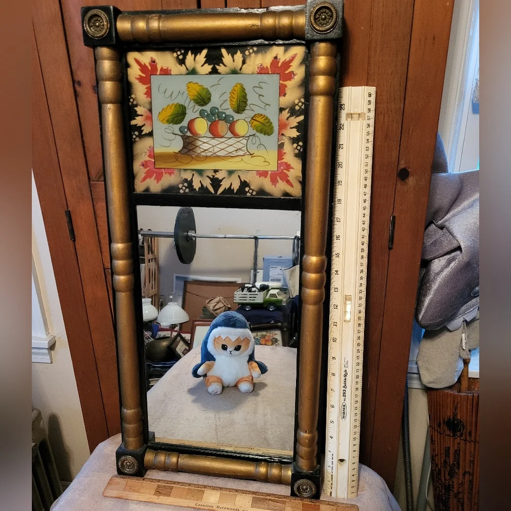 Antique Fruit Bowl Mirror
